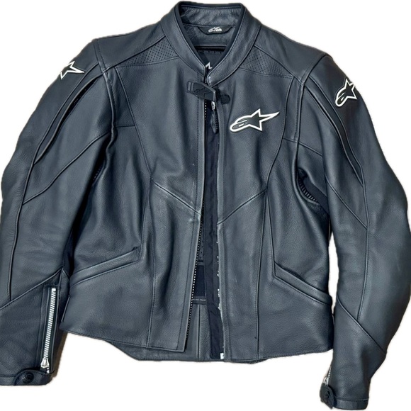 Alpine star Stella motorcycle leather jacket and pants set - Picture 3 of 9